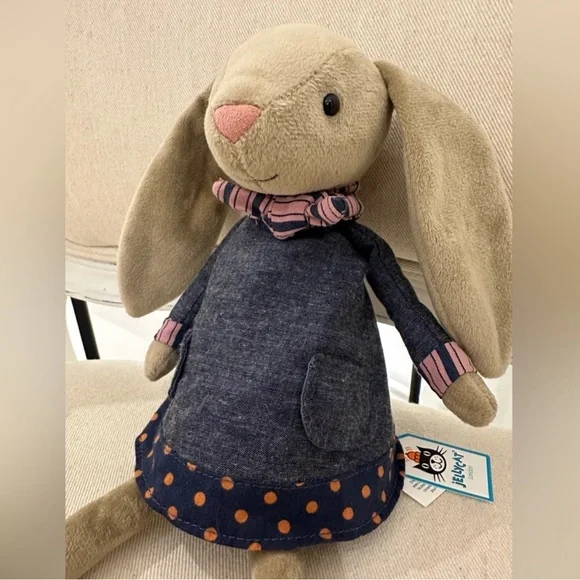 NWT Retired Jellycat Riverside Rambler Rabbit Rare Authentic - Picture 8 of 14